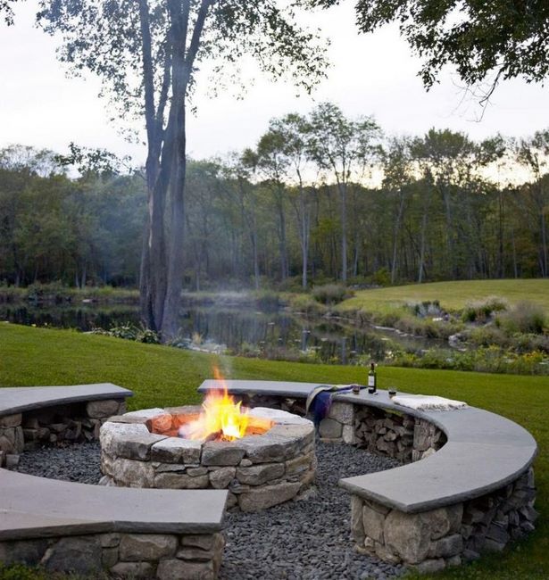 Feuerstelle naturstein