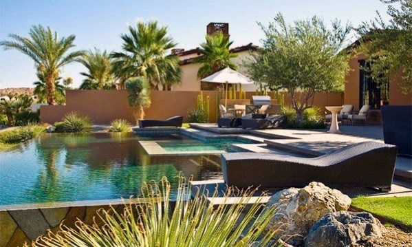 Wüste pool Landschaftsbau Ideen